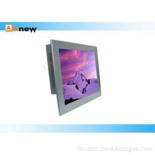 Black / White Stock 19 Inch Industrial Touch Panel PC With